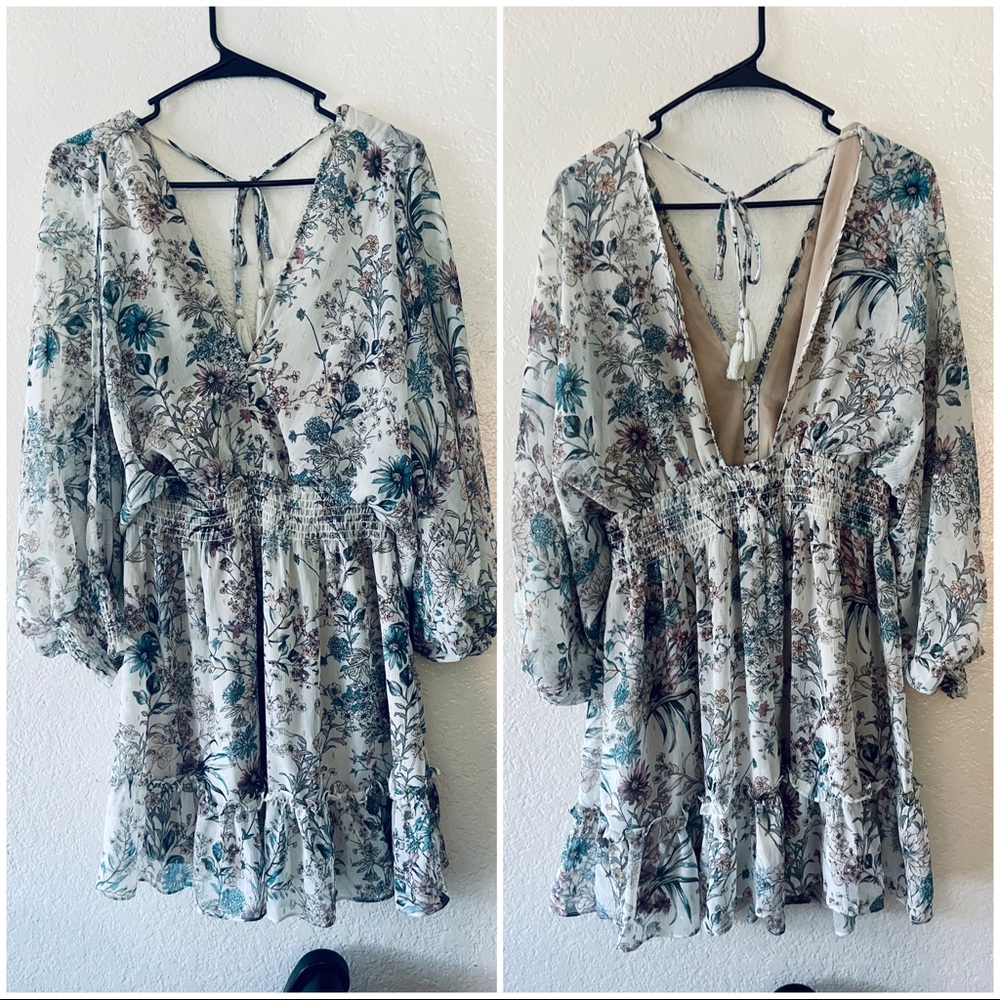 LOVESTITCH boho mini dress